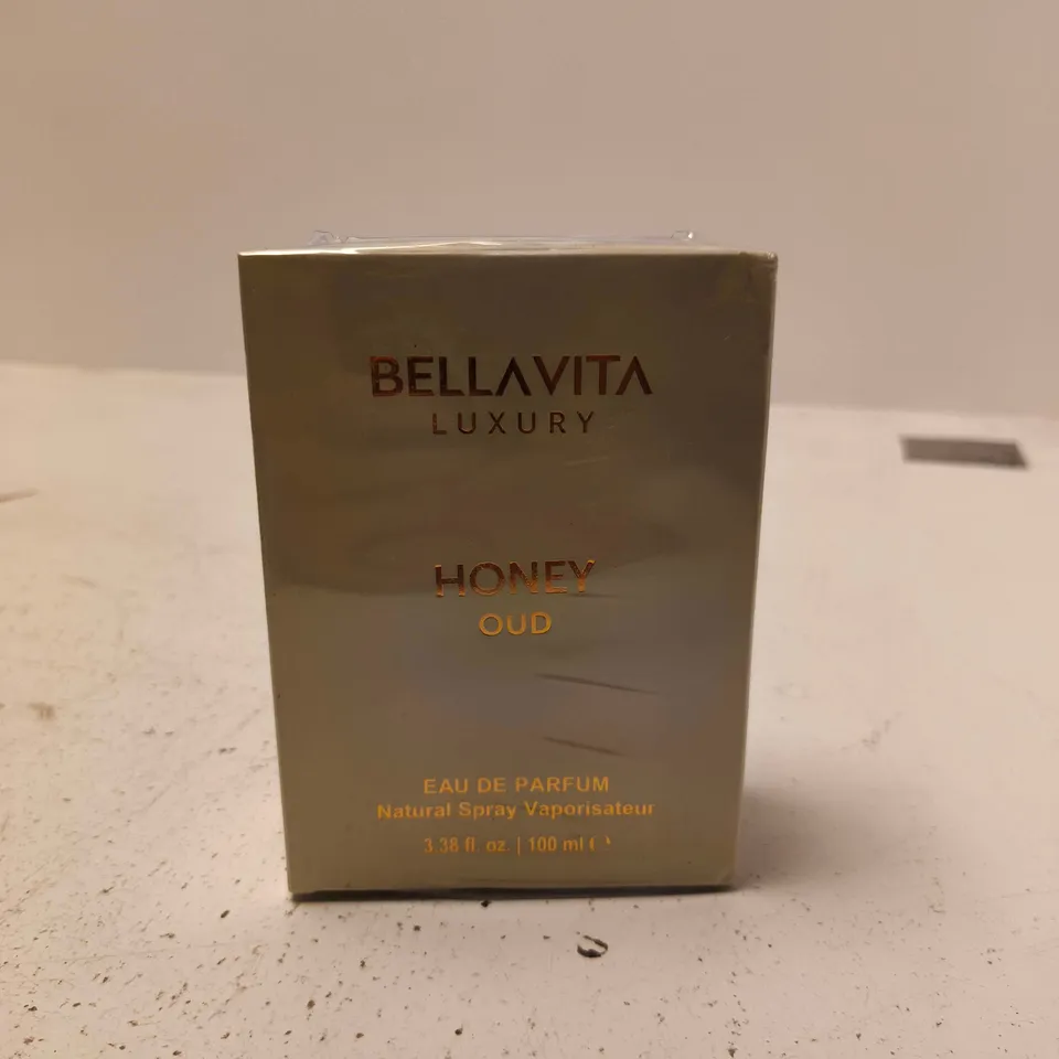 BOXED AND SEALED BELLAVITA LUXURY HONEY OUD EAU DE PARFUM 100ML