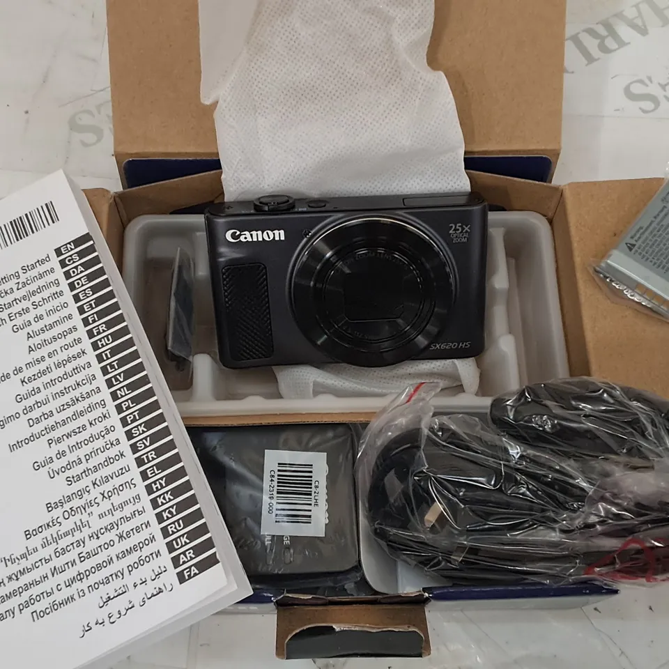 BOXED CANON POWERSHOT SX620 HS DIGITAL CAMERA