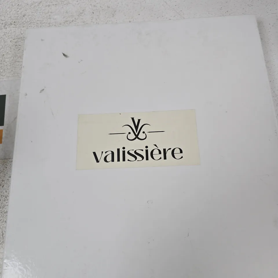VALISSIÈRE BLACK LEATHER HANDBAG WITH GOLD-TONE HARDWARE