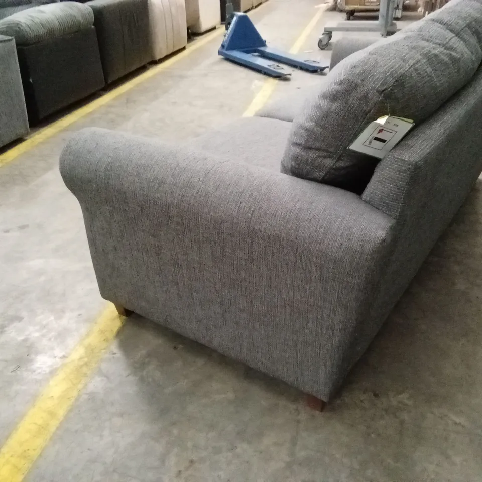 NEW BAILEY FABRIC 3 SEATER SOFA - CHARCOAL RRP £599