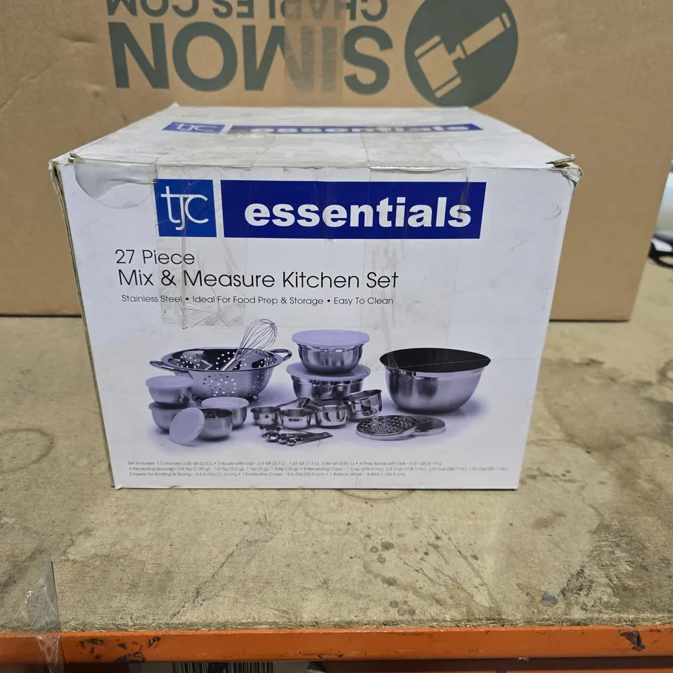 TC ESSENTIALS 27 PIECE MIX & MEASURE KITCHEN SET