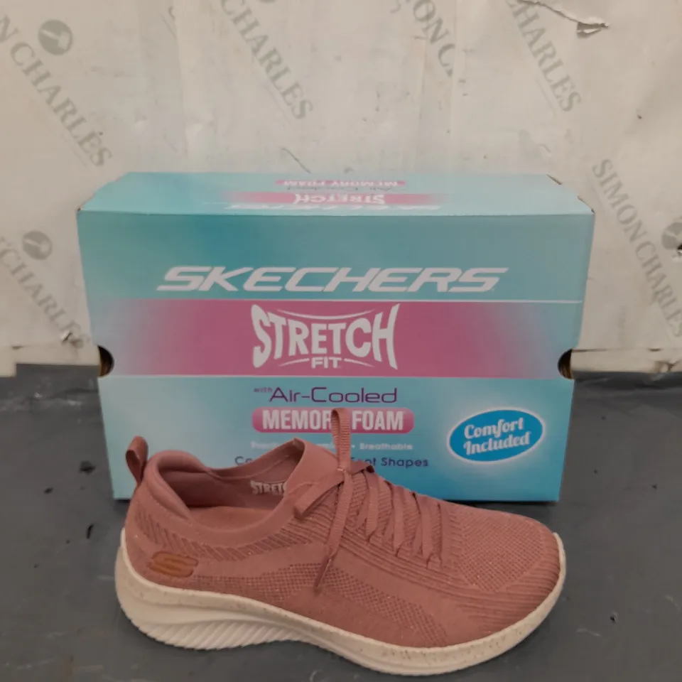 SKECHERS AIR COOLED MEMORY FOAM WOMENS 9 PINK TRAINERS  