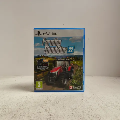 FARMING SIMULATOR 22 PLAYSTATION 5 VIDEO GAME