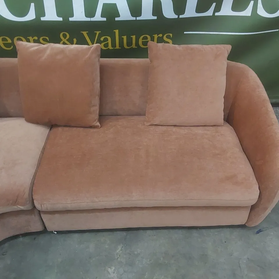 QUALITY DESIGNER DANETTI OTTILIE CORNER CHAISE SOFA 