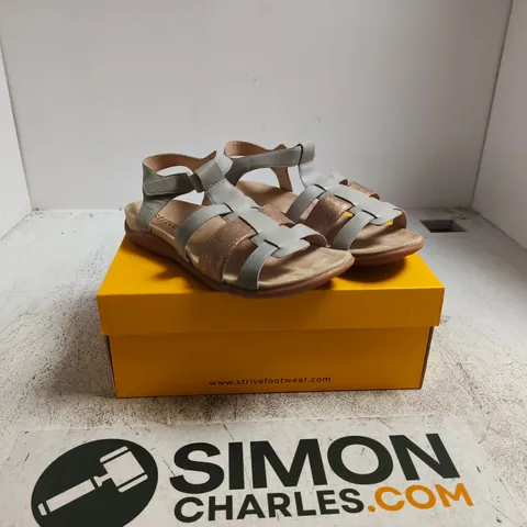 STRIVE PENELOPE LATTE SANDALS – UK 7 (US 9)