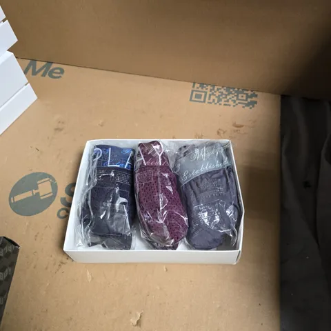 BOXED PLAYBOY SET OF THREE BOXER SHORTS