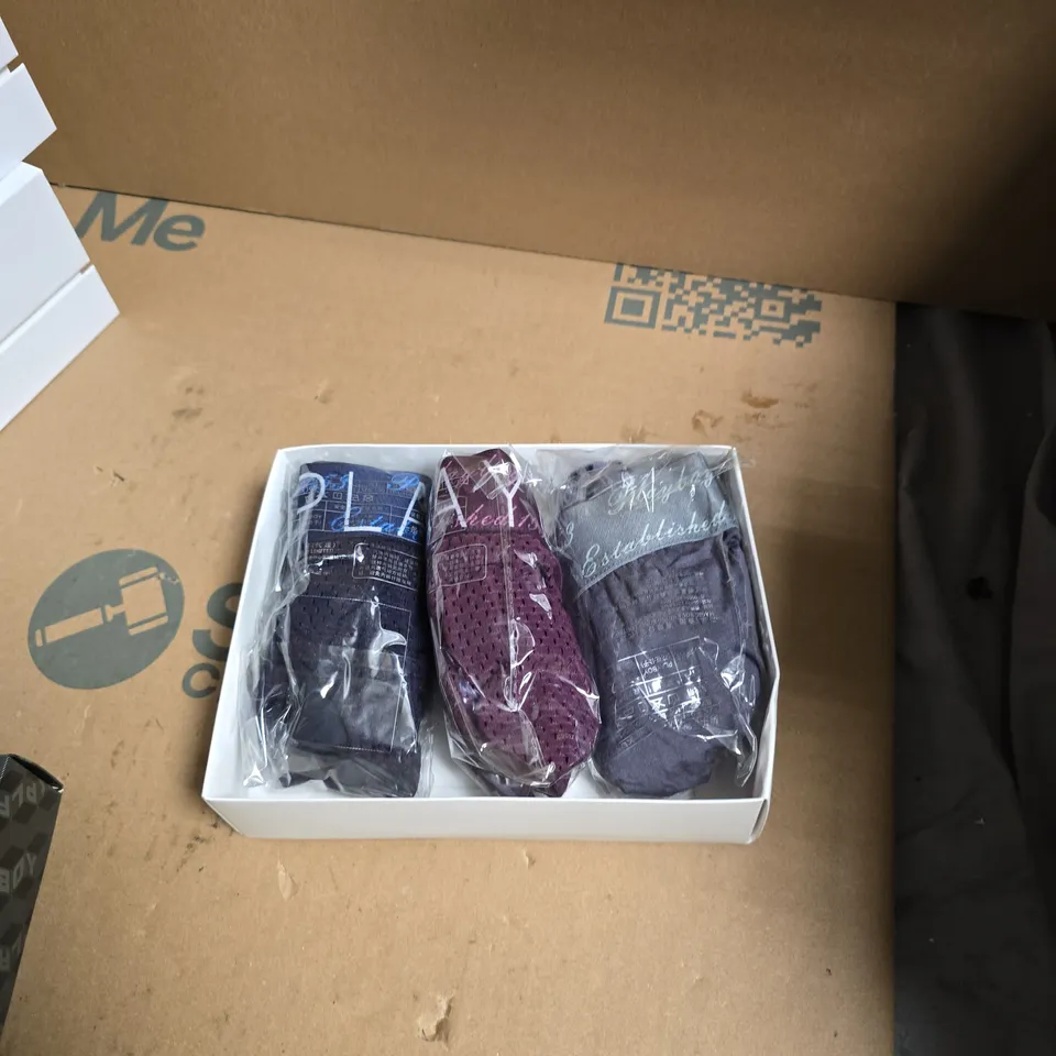 BOXED PLAYBOY SET OF THREE BOXER SHORTS