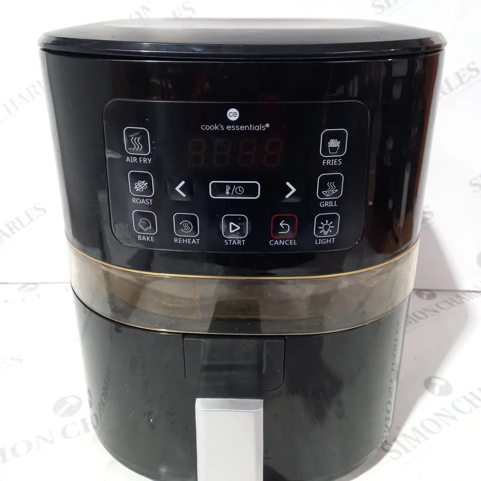 BOXED COOK'S ESSENTIALS 4L AIR FRYER - BLACK