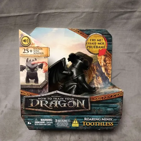 DREAMWORKS HOW TO TRAIN YOUR DRAGON ROARING MINIS TOOTHLESS FIGURE