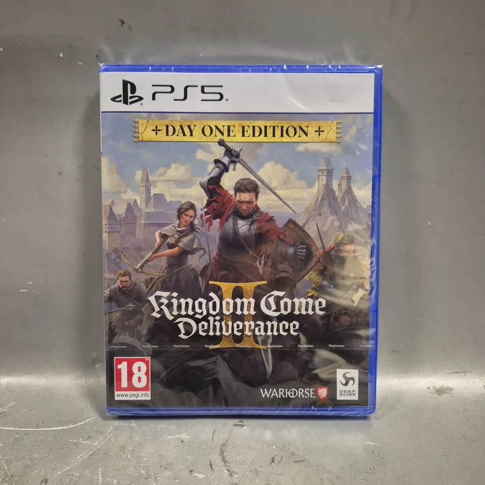 SEALED PLAYSTATION 5  DAY ONE EDITION KINGDOM COME DELIVERANCE 