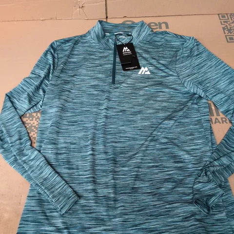 MONTIREX TRAIL 2.0 1/4 ZIP IN OCEAN ABYSS/STEEL TEAL - LARGE