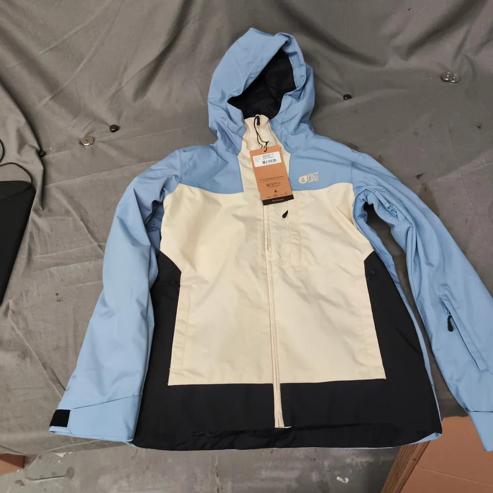 PICTURE ORGANIC SEAKREST JKT – STONEWASH COLOUR BLOCK, SIZE S (UK)