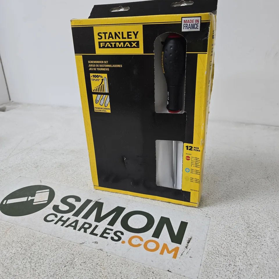 STANLEY FATMAX SCREWDRIVER SET – 12 PIECE