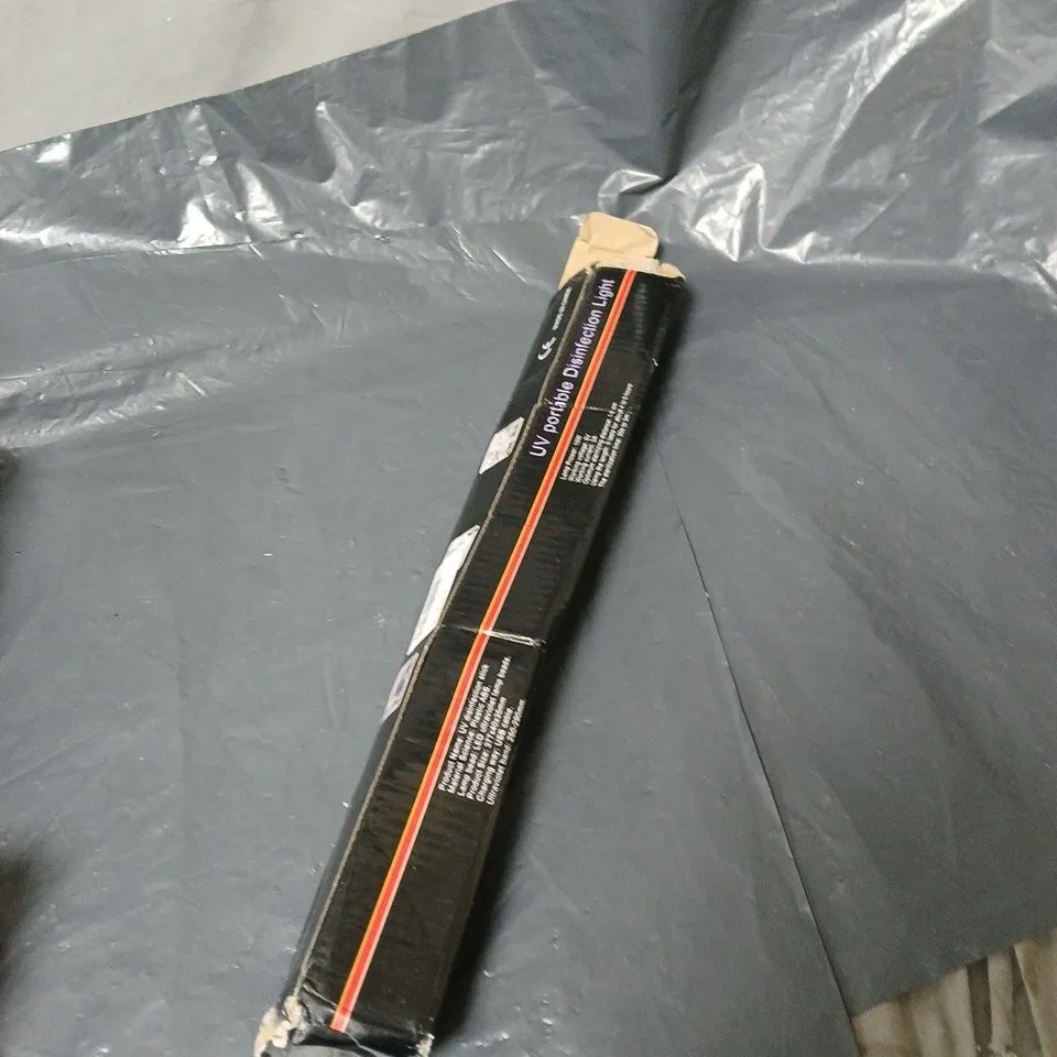 BOX OF APPROXIMATELY 18 ASSORTED HOUSEHOLD ITEMS INCLUDING HEATING MASSAGE KNEE PADS , LED PROJECTION LIGHT AND UV PORTABLE DISINFECTION LIGHT 