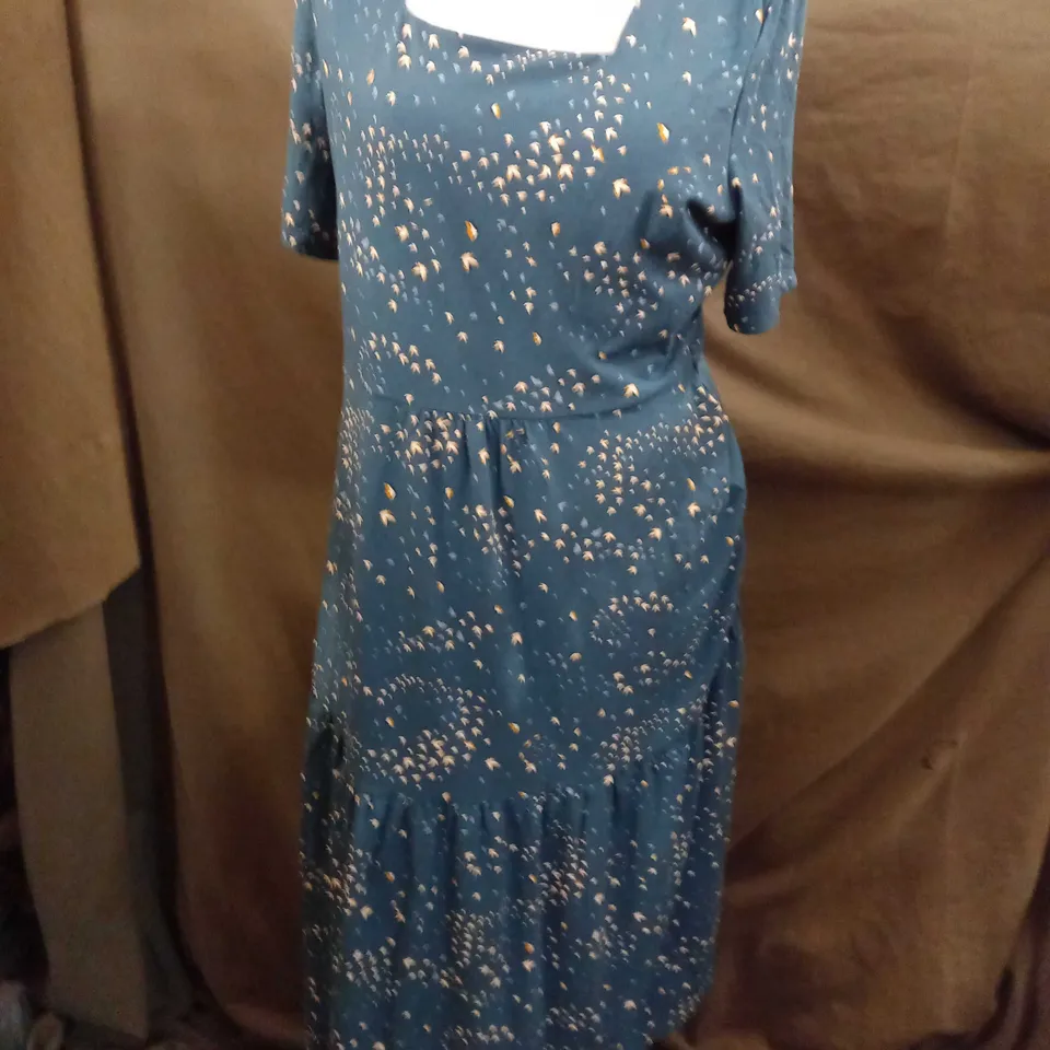 SEASALT CORNWALL PAINT SHARDS DRESS STARLINGS DARK WRECKAGE - UK 14