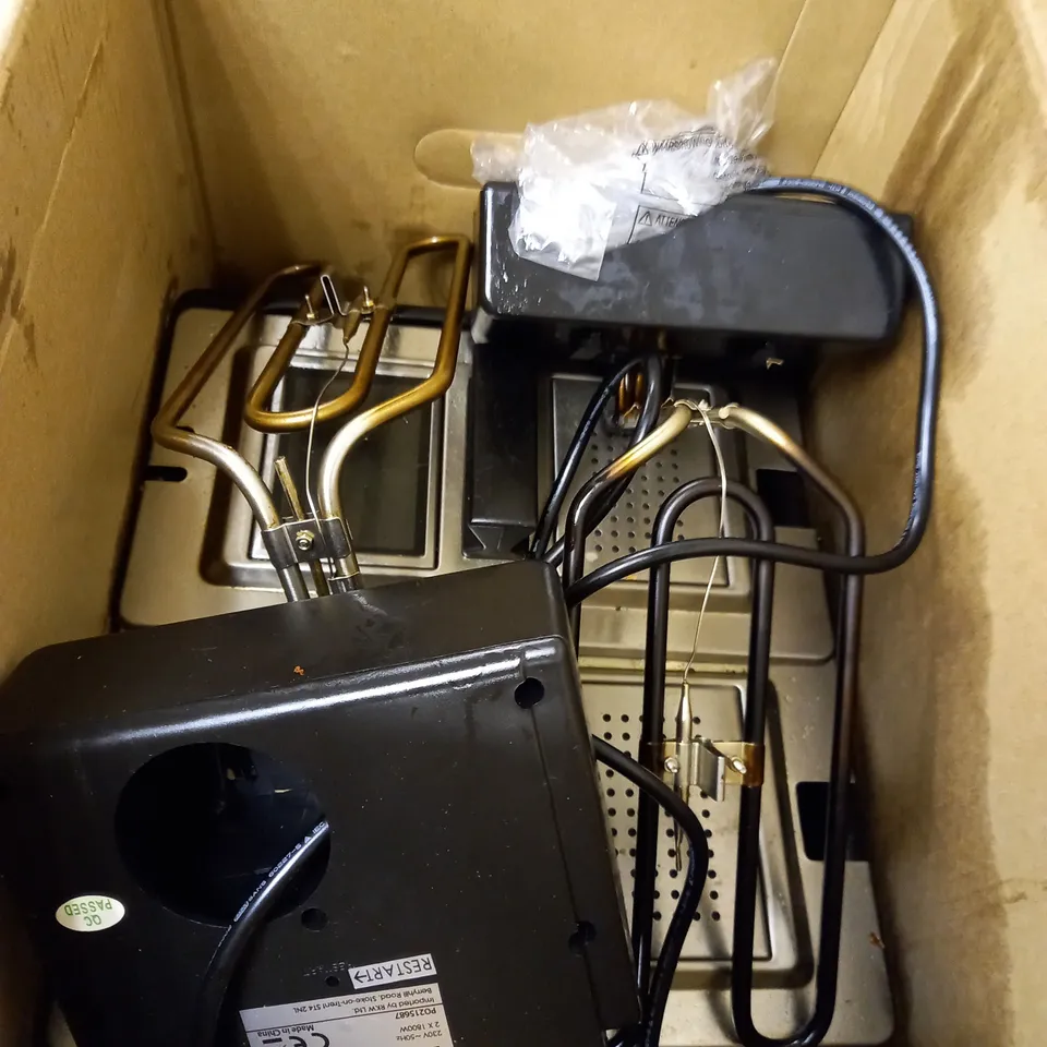 TOWER 6 LITRE DUAL DEEP FAT FRYER