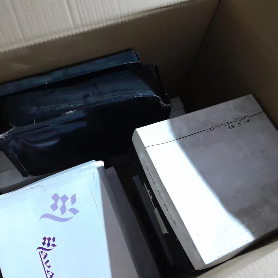 APPROXIMATELY 10 BOXED PAIRS OF ASSORTED SHOES IN VARIOUS STYLES AND SIZES 