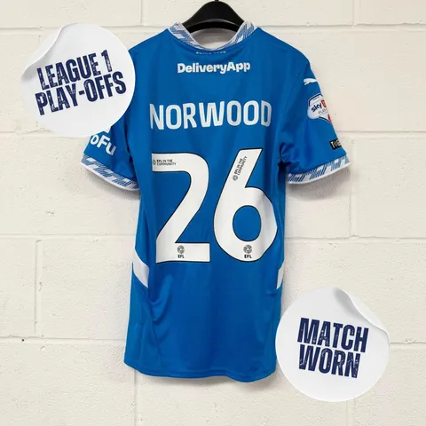 #26 - Oli Norwood - Play-Off Football Shirt 24/25 - Size S