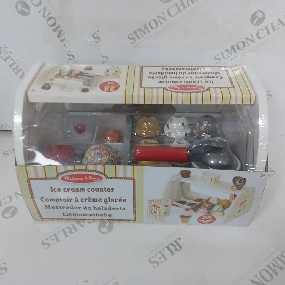 MELISSA AND DOUG ICE CREAM COUNTER