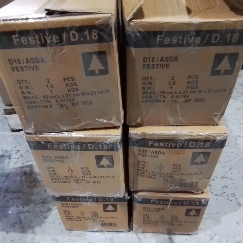 LOT OF 6 BOXED BRAND NEW PAIRS OF DISCO BALLS - 12 TOTAL