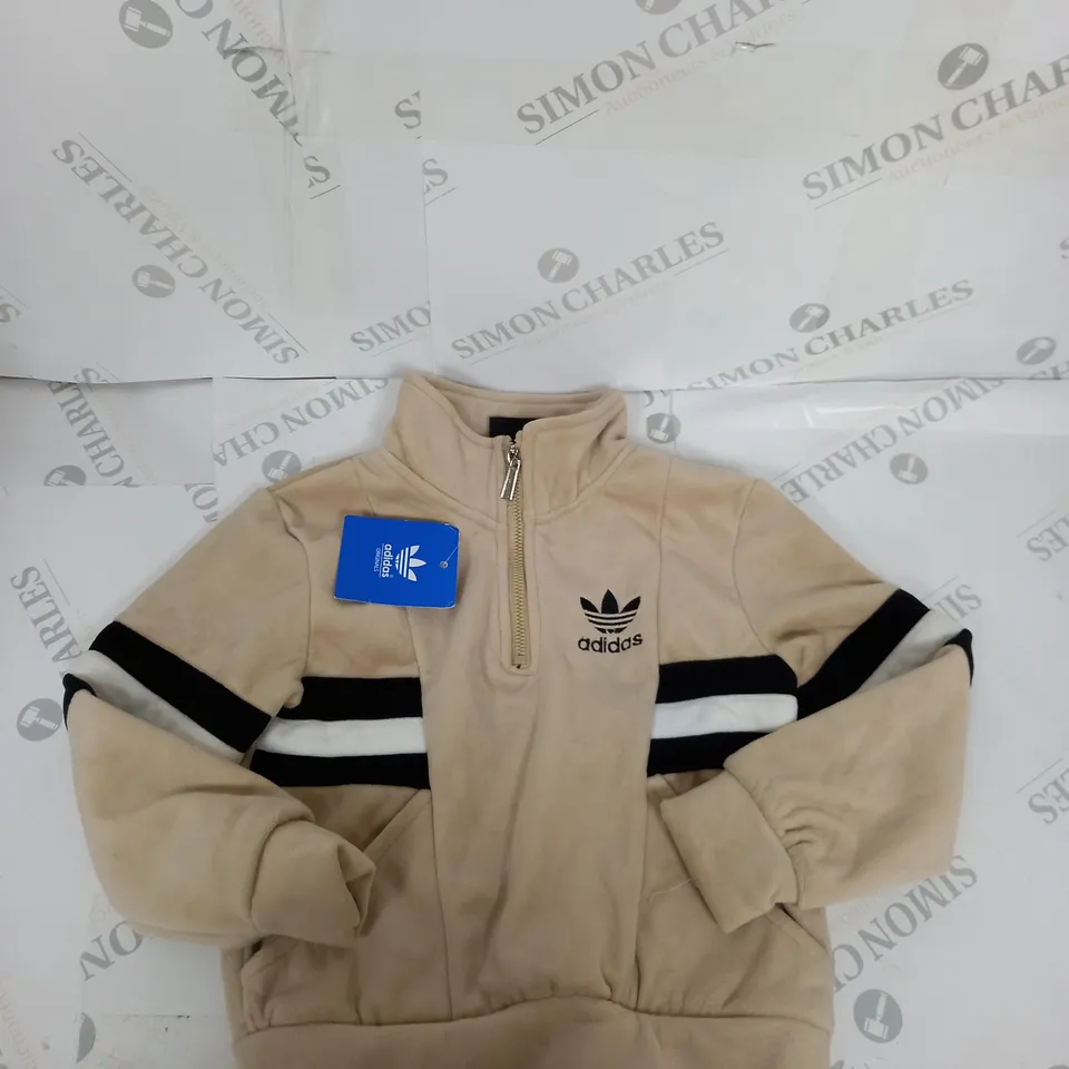 ADIDAS ORIGINAL HALF ZIP FLEECE SIZE UNSPECIFIED