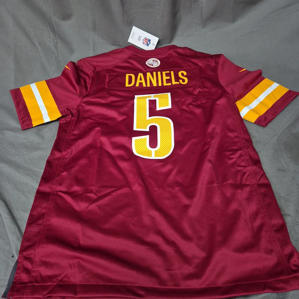 NIKE NFL JERSEY IN DEEP RED/YELLOW SIZE M