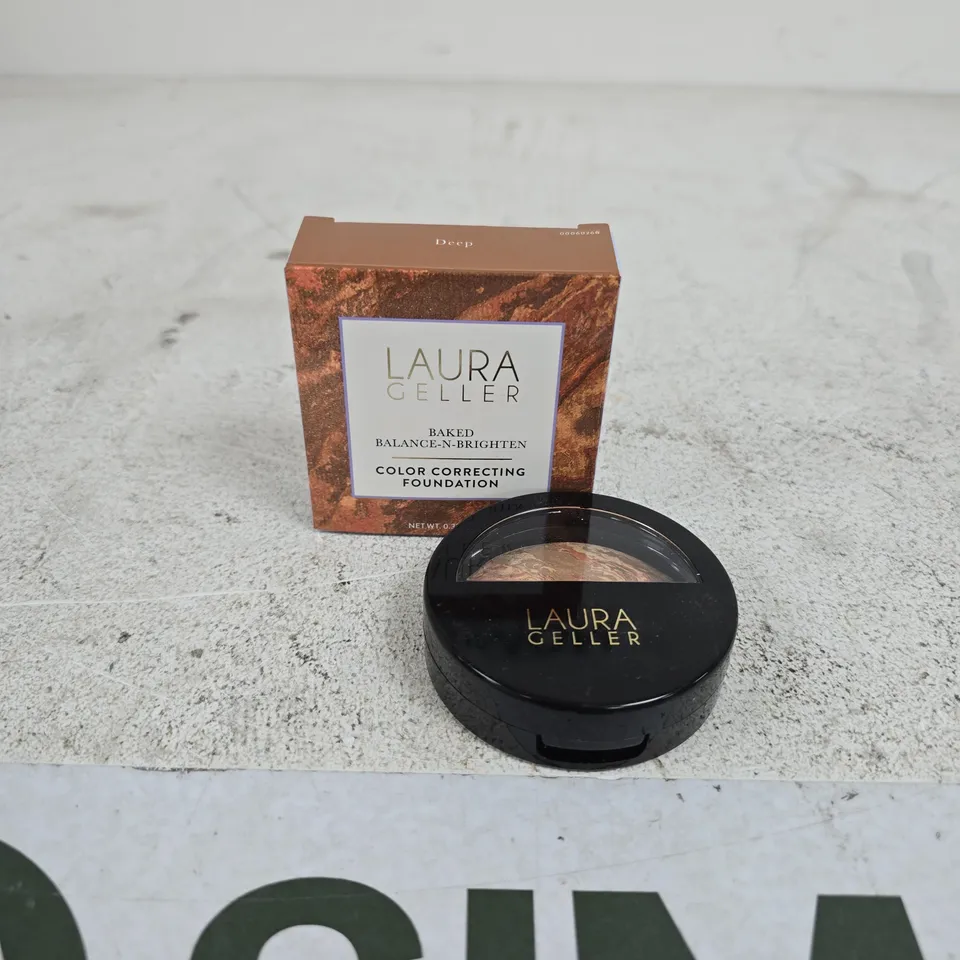 LAURA GELLER BAKED BALANCE-N-BRIGHTEN COLOR CORRECTING FOUNDATION - DEEP
