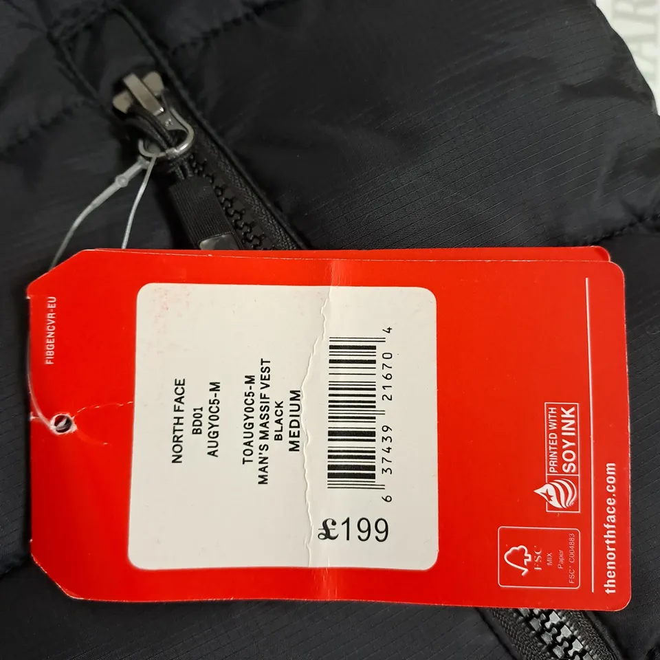 THE NORTH FACE PADDED GILET SIZE M