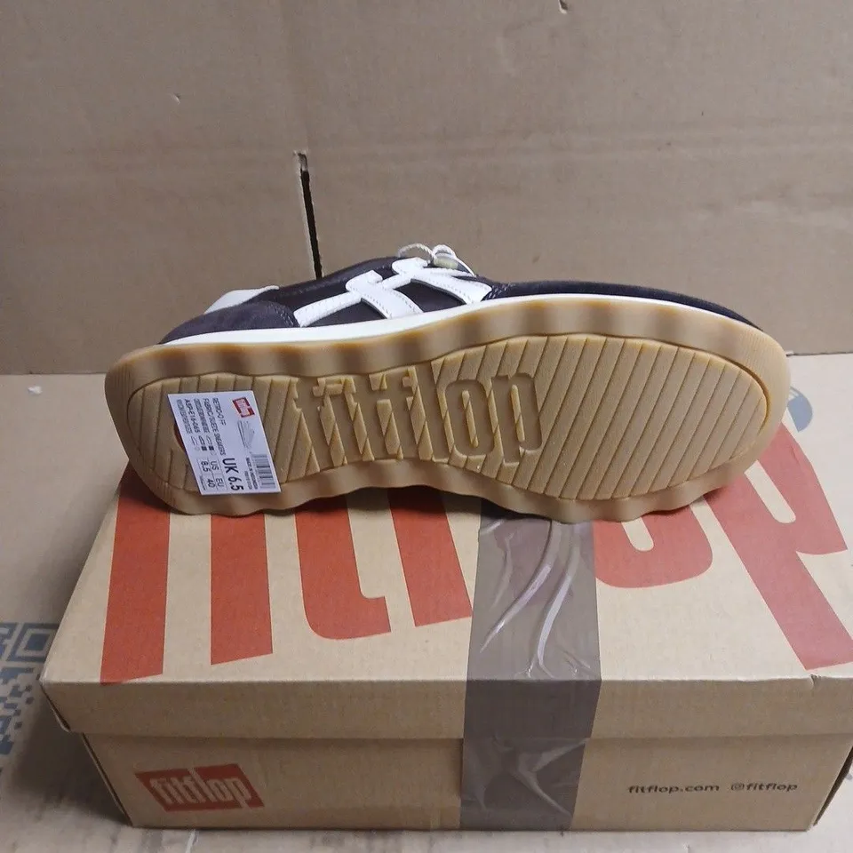 FITFLOP SNEAKERS – NAVY/BLACK (WOMEN'S) BOXED SIZE 6.5
