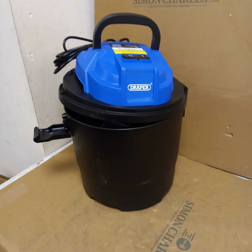 DRAPER 90107 230V 1250W 15L WET AND DRY VACUUM CLEANER