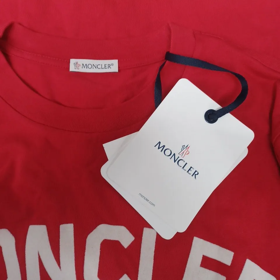 MONCLER T-SHIRT – RED, SIZE L