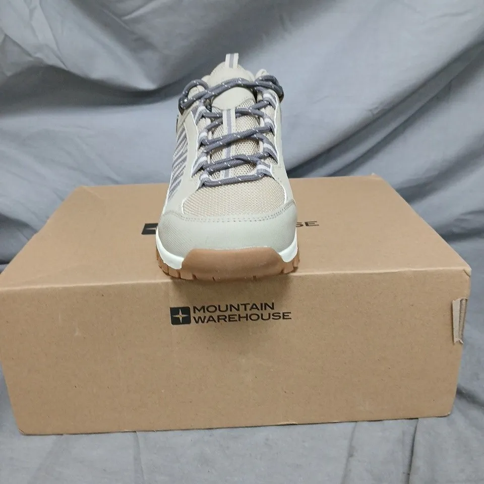 MOUNTAIN WAREHOUSE HIKING SHOES – BEIGE/GREY, MEN'S - SIZE 7