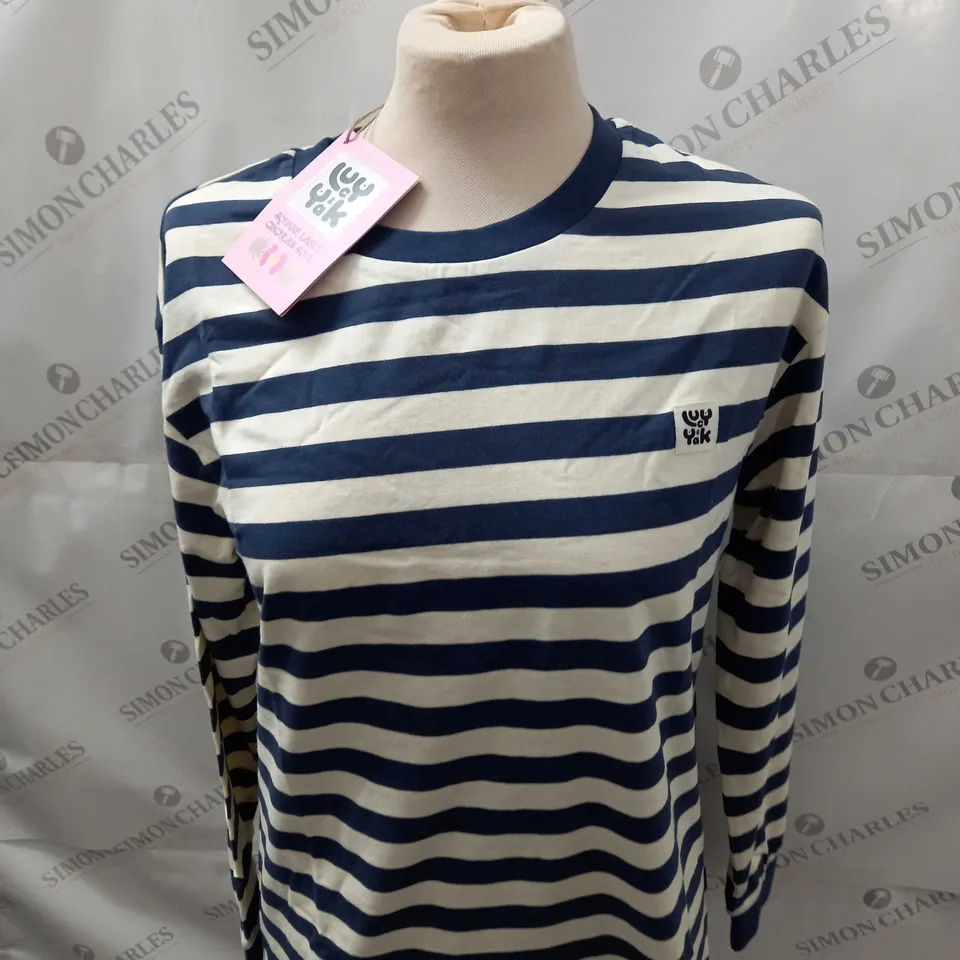 LUCY AND YAK KENNY LONG SLEEVE T-SHIRT SIZE XS