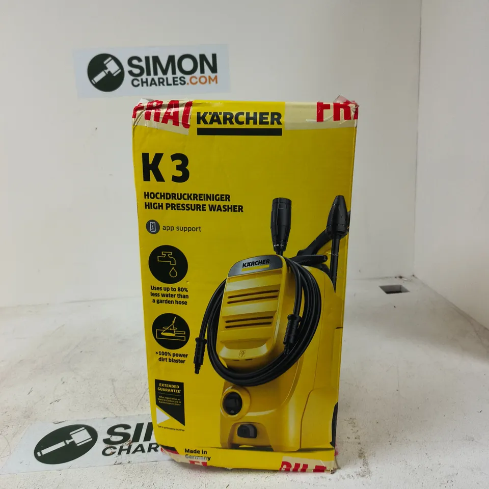 KÄRCHER K3 HIGH-PRESSURE WASHER – BOXED (GARDEN TOOL)