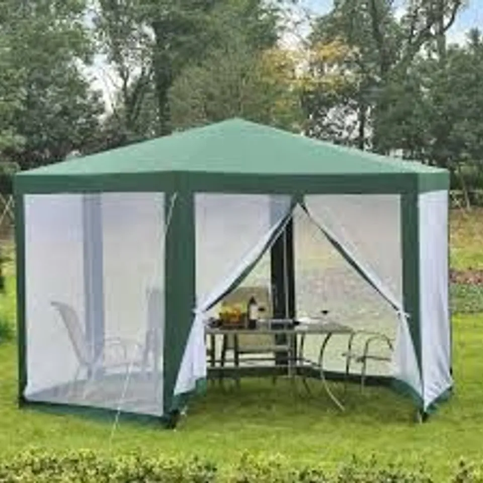 BOZED 2X2M METAL GAZEBO WITH SOFT TOP (1 BOX) RRP £105.99