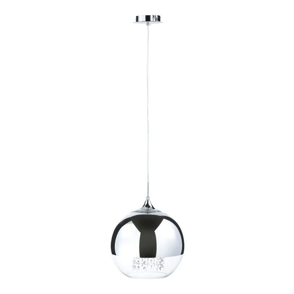 BOXED CROWDER 1 LIGHT GLOBE PENDANT 300MM D X 360MM H X 1050MM L