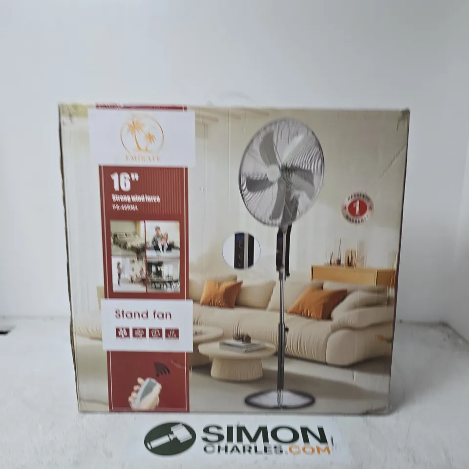 16-INCH STAND FAN – BOXED