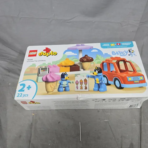 LEGO DUPLO ICE CREAM TRIP WITH BLUEY 22 PIECES, 10458. 2+