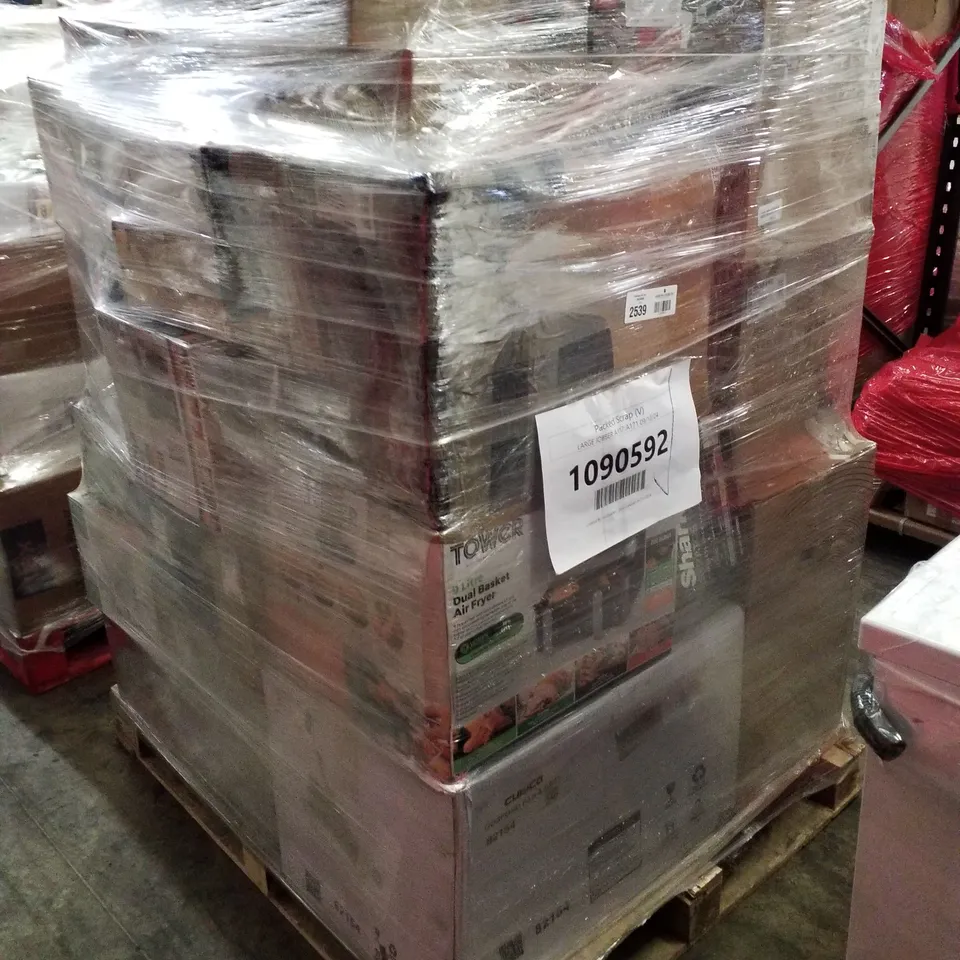 PALLET OF APPROXIMATELY 59 UNPROCESSED RAW RETURN HOUSEHOLD AND ELECTRICAL GOODS TO INCLUDE;