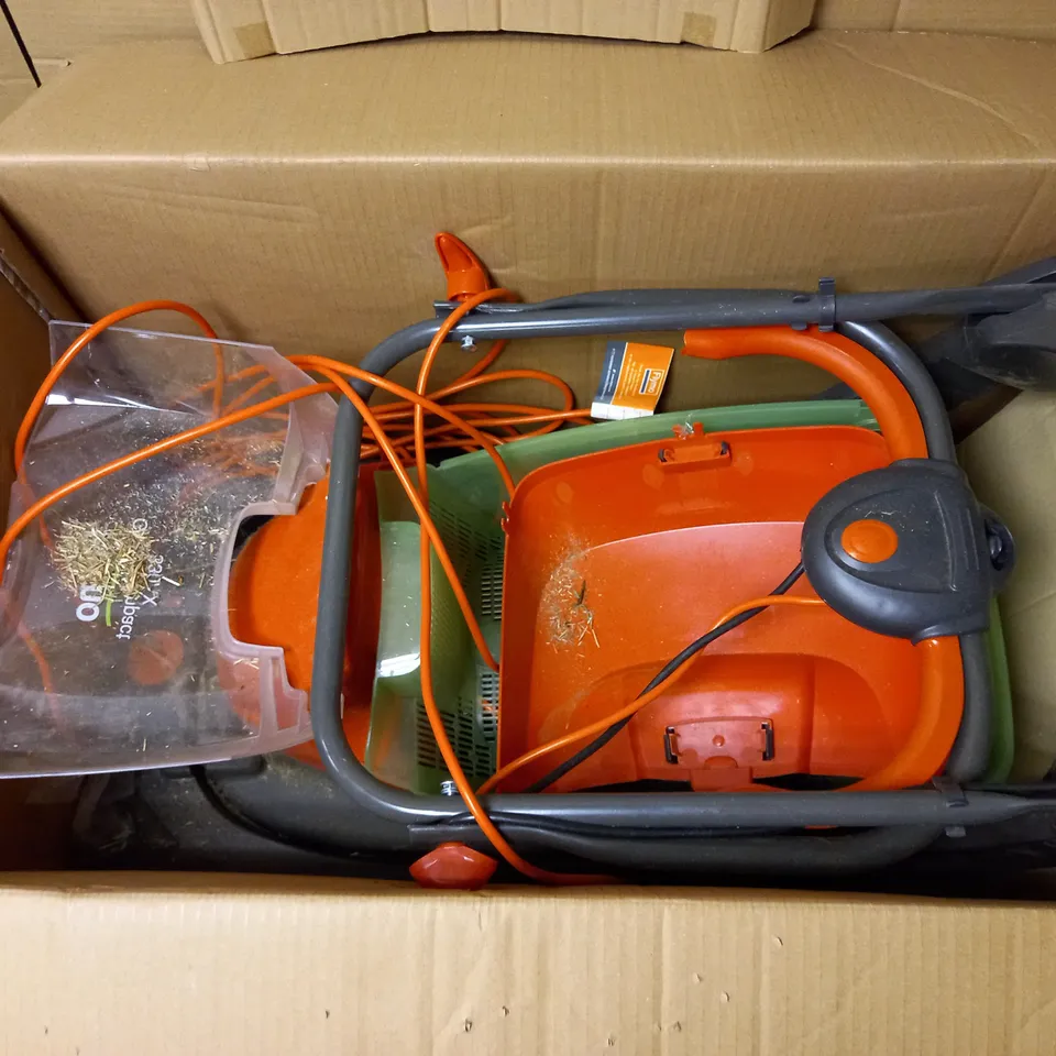 FLYMO GLIDER COMPACT 330AX ELECTRIC HOVER COLLECT LAWNMOWER