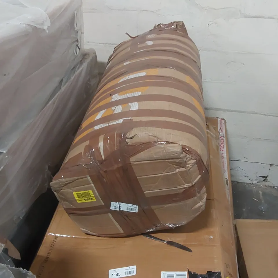 PALLET CONTAINING A LARGE QUANTITY OF ASSORTED FURNITURE PARTS AND MATTRESS 