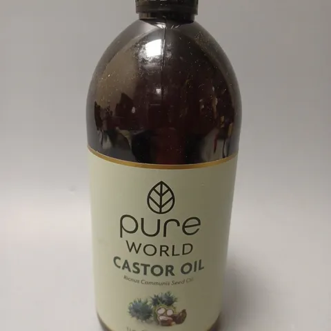 PURE WORLD NATURAL CASTOR OIL 1 LITRE
