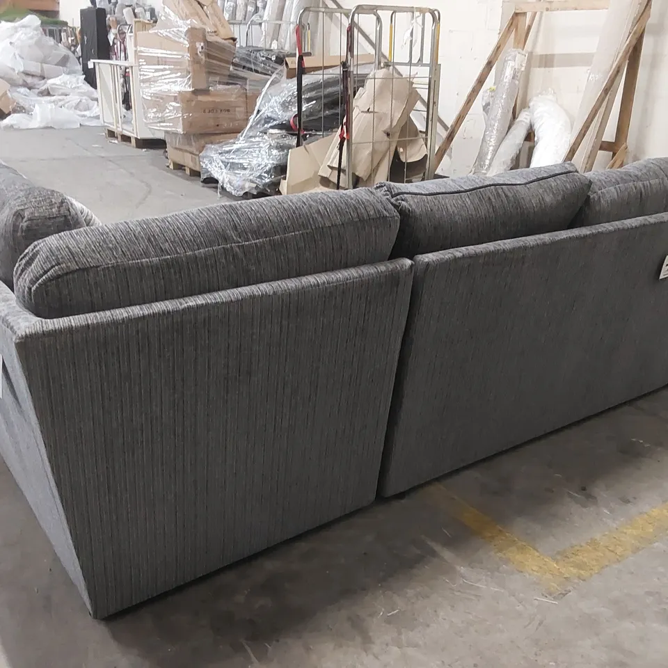 MINC FABRIC CORNER CHAISE SOFA - GREY