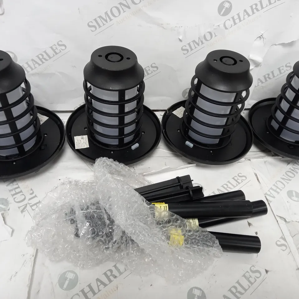 BOXED BELL & HOWELL SOLAR 21 LUMENS DUAL FUNCTION FLAME/WHITE STAKE LIGHTS