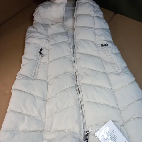 DESIGNER CREAM PADDED/HOODED GILET