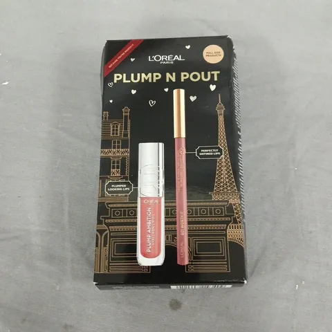 LOREAL PLUMP N POUT LIP LINER AND OIL. SEALED