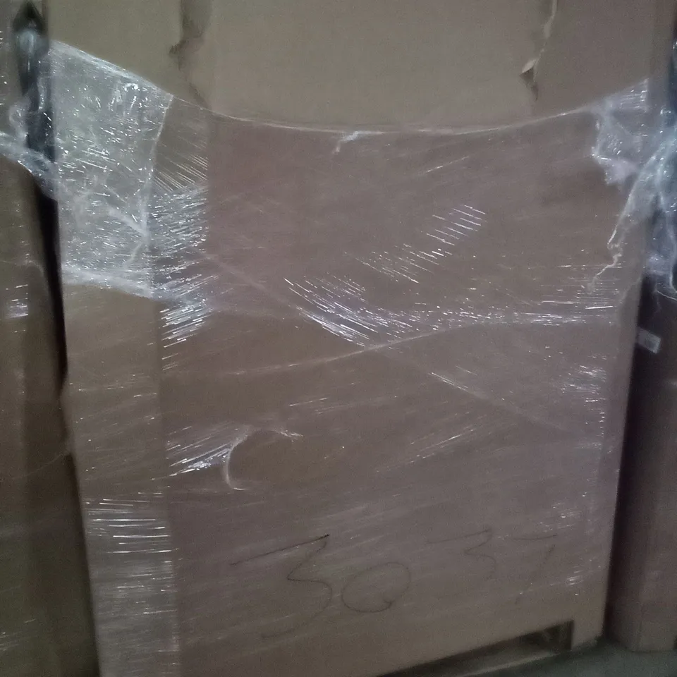 PALLET OF ASSORTED ITEMS INCLUDING AIR COOLER, PET RAMP, WALL MOUNTED TOWEL HOLDER, DOOR BRACE, SMALL BLACKBOARD, TOWEL SHELF