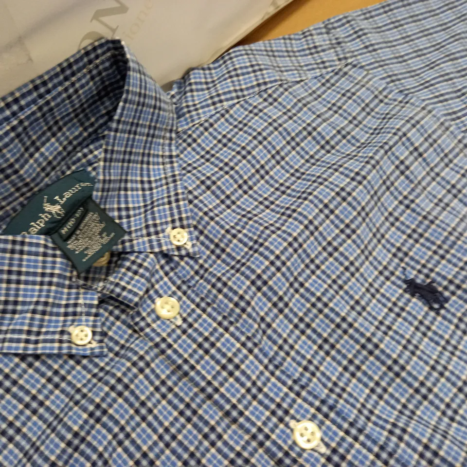 RALPH LAUREN SHORT SLEEVE KIDS SHIRT - M (10-12)