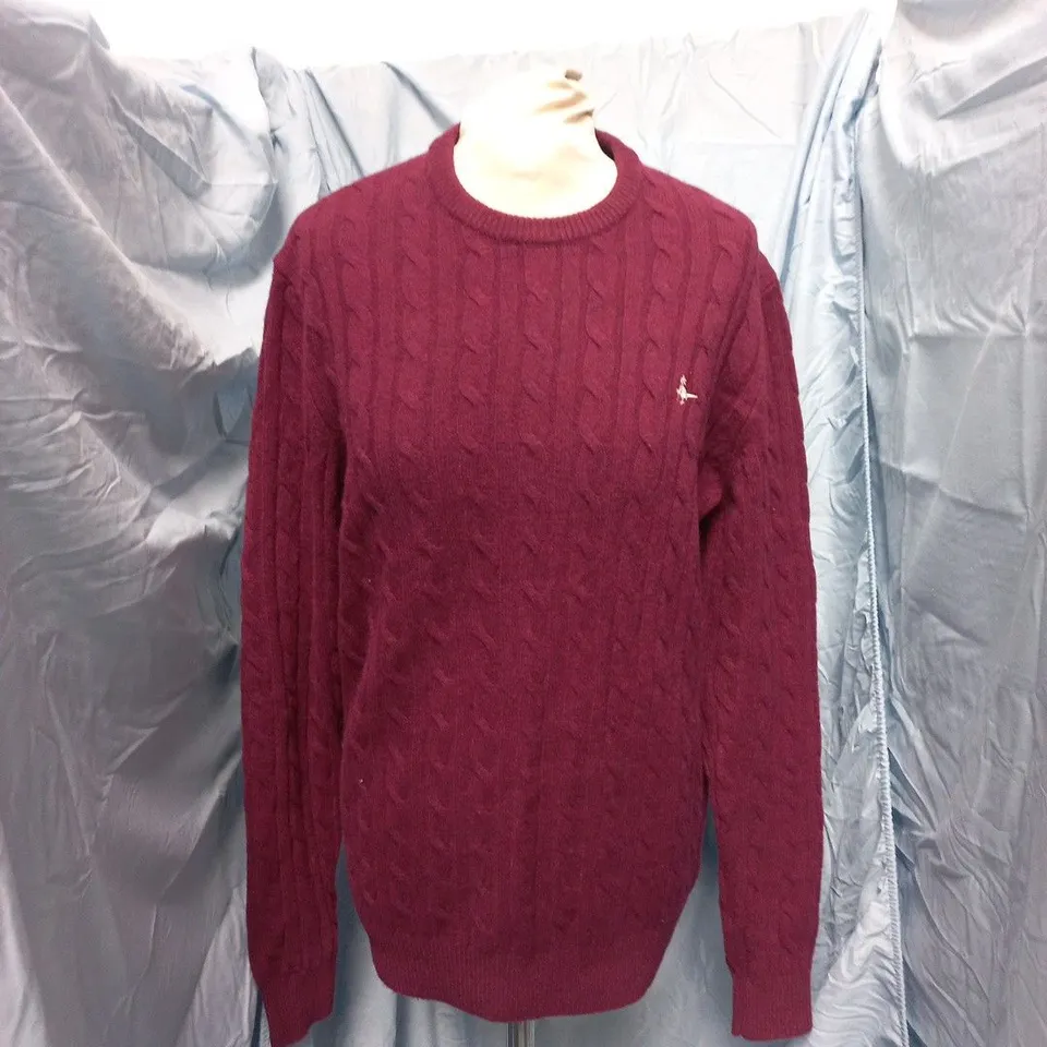 JACK WILLS PURE MERINO WOOL KNIT JUMPER – UK S