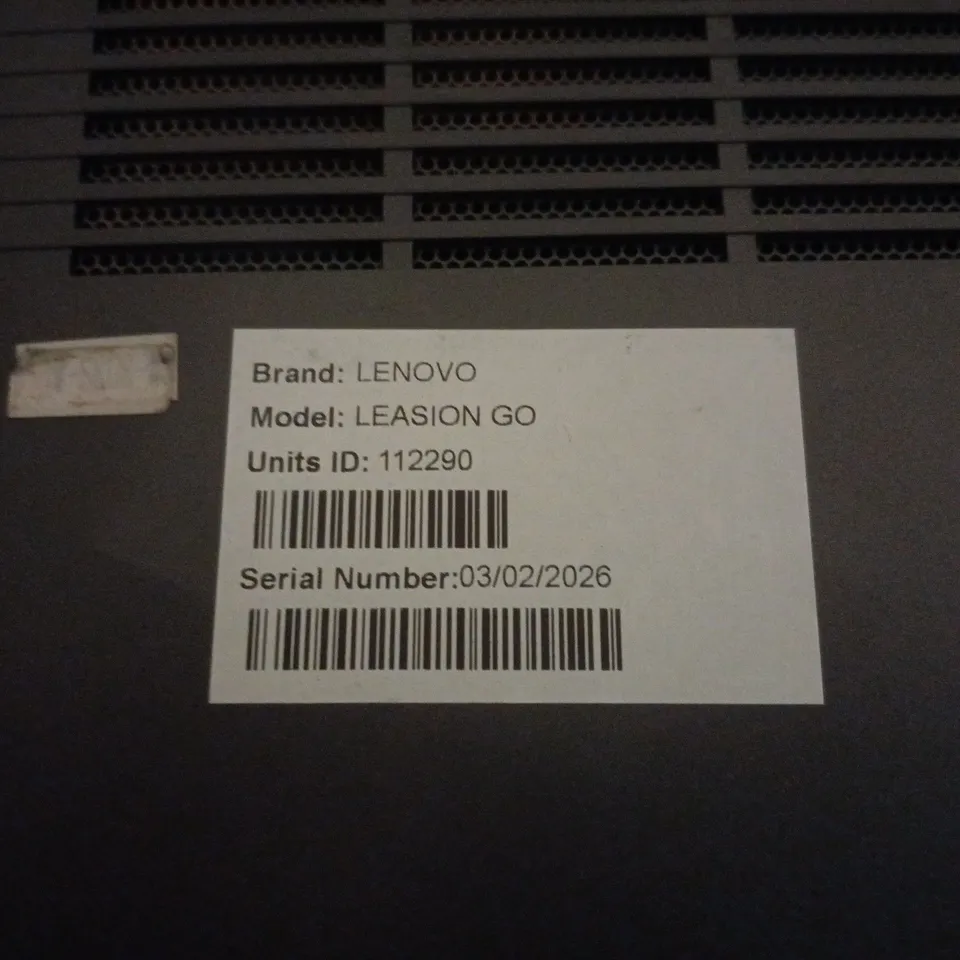 LENOVO LEGION GO HANDHELD GAMING PC / LAPTOP